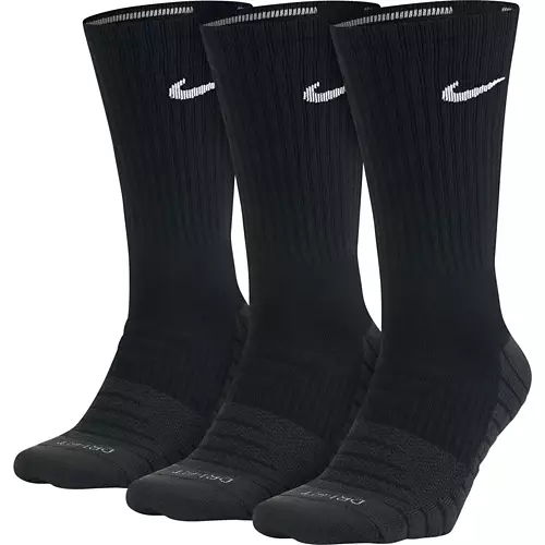 Adult Nike Dry Cushion Training 3 Pack Crew Running Socks