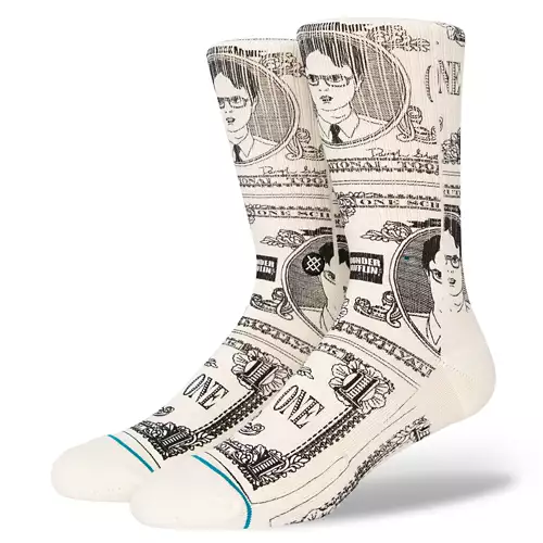 Men's Stance Schrute Buck Crew Socks