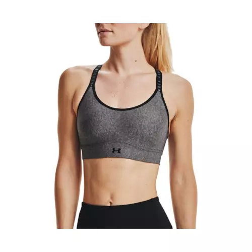 Women's Under Armour Infinity Mid Heather Sports Bra - Image 3
