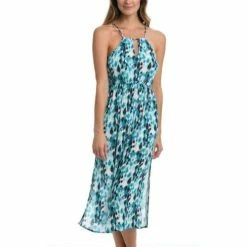 Women's La Blanca Seaglass Shores Midi Dress Swim Cover Up