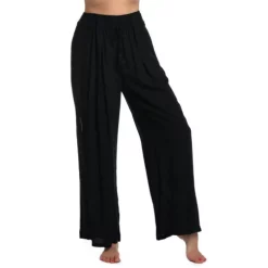 Women's La Blanca Coastal Crochet Palazzo Pant Swim Cover Up