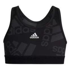 Girls' Adidas All Over Print Tech Sports Bra
