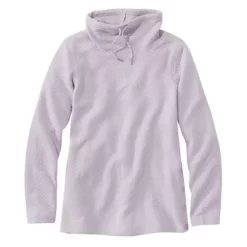 Women's L.L.Bean SoftLight Quilted Funnel Neck Pullover
