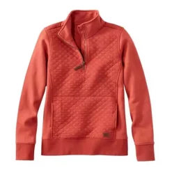 Women's L.L.Bean Quilted 1/4 Zip Pullover