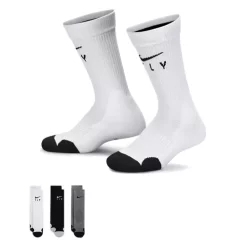 Adult Nike Elite Fly 3 Pack Crew Socks