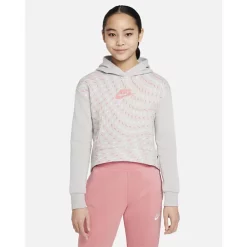 Girls' Nike Sportswear Printed Fleece Hoodie
