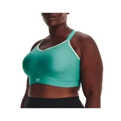 Women's Under Armour Plus Infinity Mid Heather Cover Sports Bra