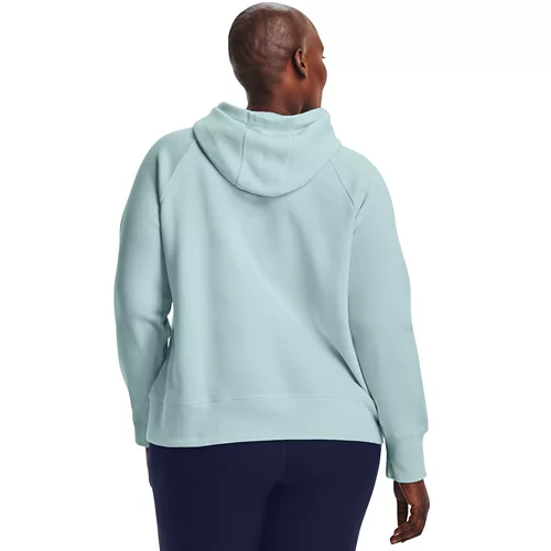 Women's Under Armour Plus Rival Fleece HB Hoodie - Image 4
