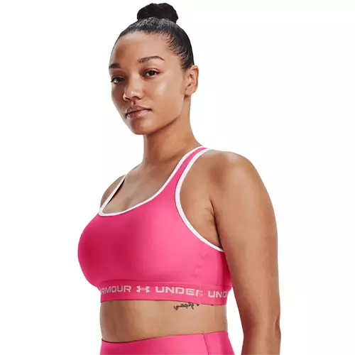 Women's Under Armour Crossback Mid Sports Bra - Image 5