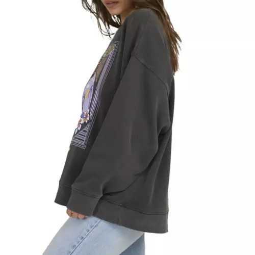 Women's Roxy Into The Night Crewneck Sweatshirt - Image 2