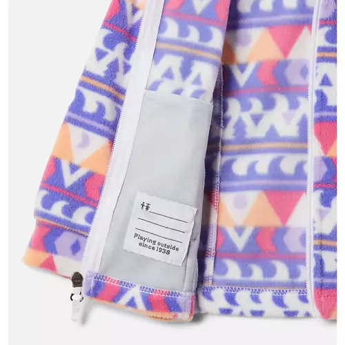 Toddler Girls' Columbia Benton Springs II Printed Fleece Jacket - Image 2