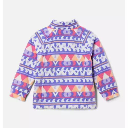 Toddler Girls' Columbia Benton Springs II Printed Fleece Jacket - Image 3