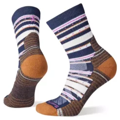 Women's Smartwool Light Cushion Stitch Stripe Crew Hiking Socks