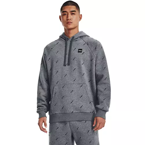 Men's Under Armour Rival Fleece Micro Branded Hoodie - Image 3