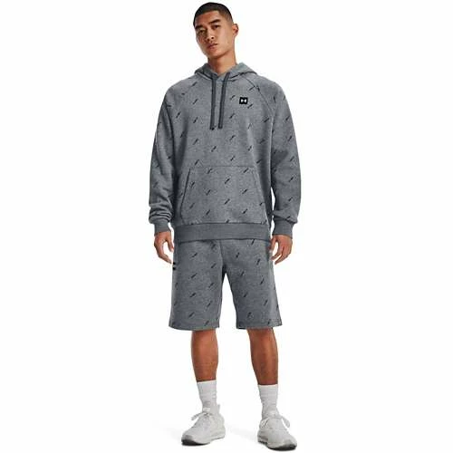 Men's Under Armour Rival Fleece Micro Branded Hoodie - Image 5