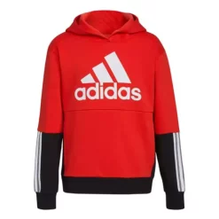 Boys' Adidas Colorblock 3 Stripes Hoodie