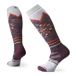 Women's Smartwool Full Cushion Mountain Snowflake Pattern Knee High Skiing Socks