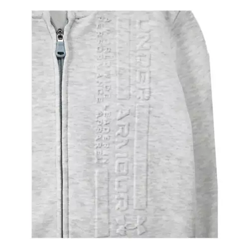 Boys' Under Armour Embossed UA Logo Full Zip Hoodie - Image 2