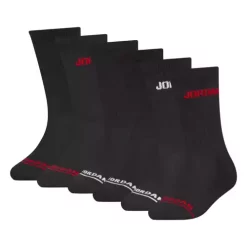 Kids' Jordan Legend 6 Pack Crew Socks
