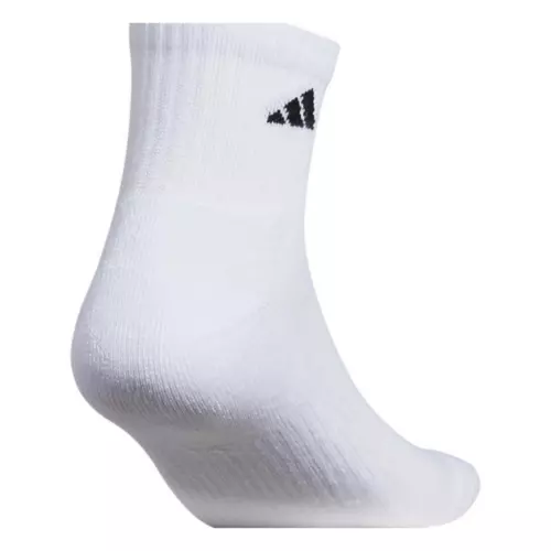 Men's Adidas Cushioned 6 Pack Quarter Running Socks - Image 4