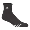 Men's Adidas Cushioned II 3 Pack Quarter Socks