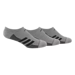 Adult Adidas Superlite Stripe II 3 Pack No Show Socks