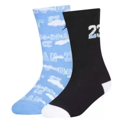 Kids' Jordan Fashion 2 Pack Crew Socks