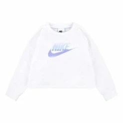 Girls' Nike Printed Club Crewneck Sweatshirt