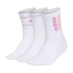 Adult Adidas Sport Linear 2 3 Pack Crew Socks
