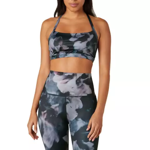 Women's Beyond Yoga Lux Print T-Back Luxe Sports Bra