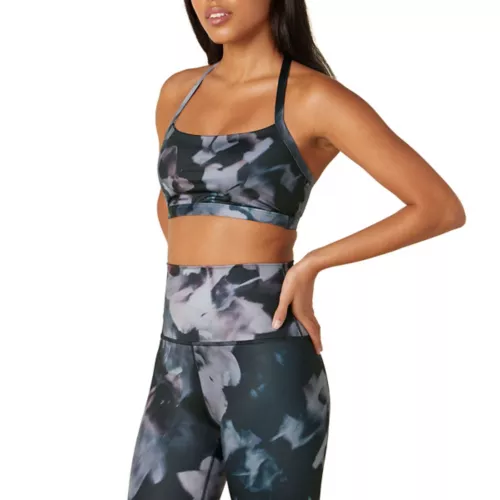 Women's Beyond Yoga Lux Print T-Back Luxe Sports Bra - Image 2